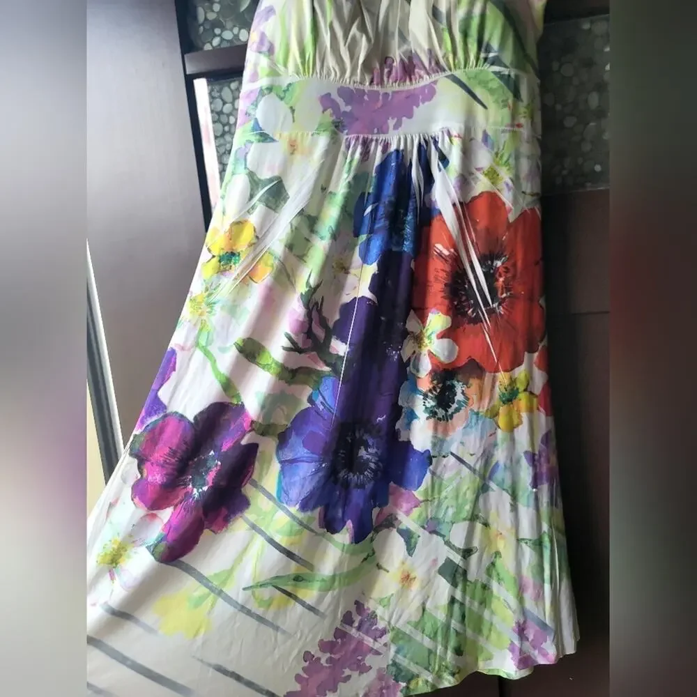 Gorgeous Hawaiian Dress Made In Maui - Picture 2 of 7